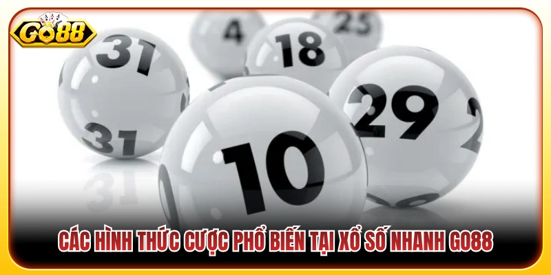 Các dạng cược đa dạng và hấp dẫn của xổ số nhanh Go88 